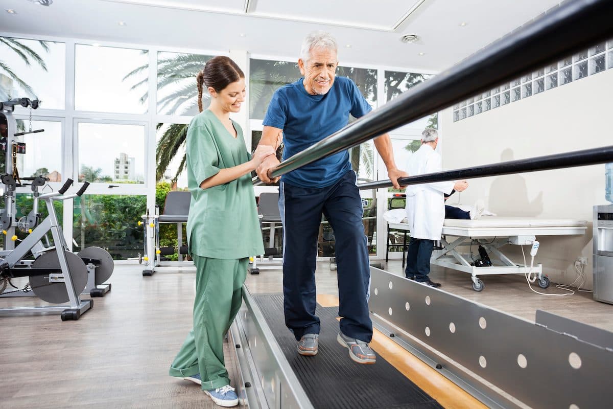 Sesión de terapia para Parkinson